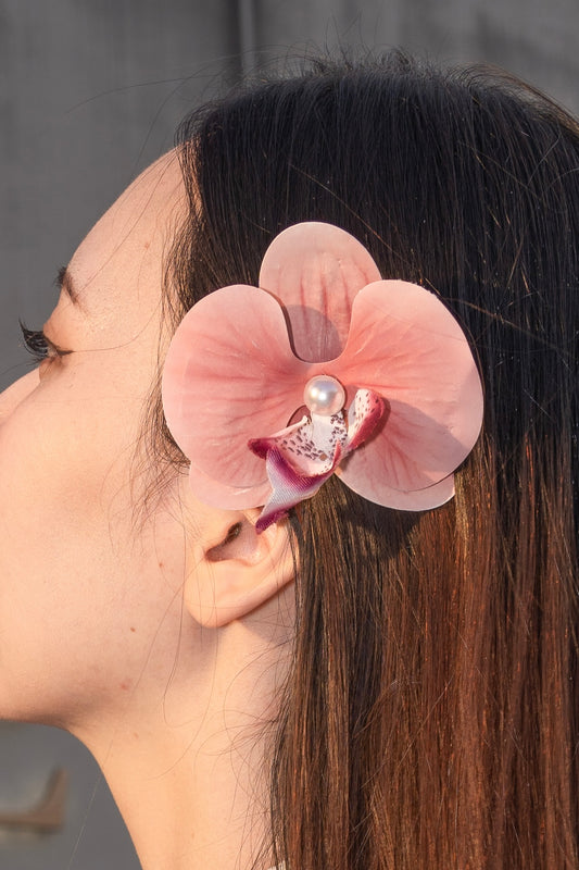 Orchid Flower Clip